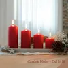 HOFER Candele Rosse a Colonna 4×7 cm – Set 20 pz – 11 Ore Anteprima dell’immagine prodotto 4