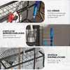 Outsunny Gartenwerkzeug-Organizer 3-stufig Gartengeräte Produktbild-Vorschau 4