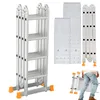 Scala multiuso in alluminio a 4x4 gradini, 478 cm, scala Anteprima dell’immagine prodotto 8