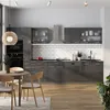 Cuisine  Vicco R-Line Anthracite brillant/anthracite 350cm Voir les images du produit 4