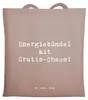 Mr. & Mrs. Panda Tote Bag Spruch Kinder Energiebündel - Produktbild-Vorschau 1