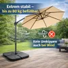 Sonnenschirmständer für Ampelschirme – befüllbare Produktbild-Vorschau 2