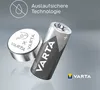 A Varta battery and a coin cell battery are shown against a light gray background, with text indicating "Leak-proof Technology". Anteprima dell’immagine prodotto