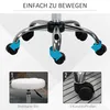 Vinsetto Rollhocker Höhenverstellbarer Arbeitshocker, Produktbild-Vorschau 5
