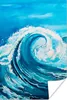 MuchoWow® Poster Golf - Meer - Aquarell 80x120 cm - Produktbild-Vorschau 1