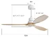 Diagram showing the dimensions of a ceiling fan. Náhled obrázku produktu