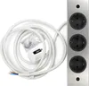 Thebo Ecksteckdose 174826 Edelstahl ST 3002 3fach 240 x 63 Produktbild-Vorschau 12