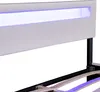 Close-up of a white bed frame with LED lighting. Náhled obrázku produktu