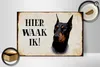 Holzschild Spruch 30x20cm holländisch Hier Waak ik Produktbild-Vorschau 2
