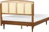 BELIANI Bett Hellbraun Gummibaumholz mit Lattenrost 140 x Produktbild-Vorschau 5