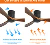 Ventilatore da soffitto AIORBER, pale in legno massiccio, Anteprima dell’immagine prodotto 3