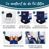 Sunflake Flugzeug-Fußstütze - Ergonomisch & Verstellbar - Produktbild-Vorschau 4