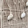 com-four® Fischernetz mit Muscheln 150 x 150 cm - zur Produktbild-Vorschau 4