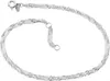 SILBERKETTEN STORE Fußkette Singapur 2reihig 1,8mm - 925 Produktbild-Vorschau 1
