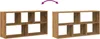 vidaXL Półka ścienna Artisan dąb 100x25x50 cm materiał Podgląd zdjęcia produktu 11