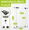 BOMI® Extrahoch Treppenschutzgitter 73-161 cm | Zum Klemmen Produktbild-Vorschau 7