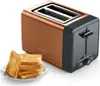 A copper and black Bosch toaster with a stack of toast on a plate next to it. Anteprima dell’immagine prodotto