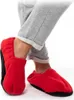 Chaussons Chauffants Micro-ondes InnovaGoods Rouge Voir les images du produit 4