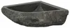 vidaXL Lavabo Grigio (30-37) x (30-37) x 12 cm Pietra di Anteprima dell’immagine prodotto 1