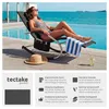 tectake® Gartenliege Taya, ergonomisch, Schwingfunktion Produktbild-Vorschau 2