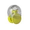 A manual garlic and herb chopper with green wheels and blades, shown against a white background. Anteprima dell’immagine prodotto