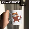 Trendation - Cooler Roter Panda Tasse Musik Kinder Produktbild-Vorschau 4