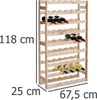 Zeller Weinregal für 54 Flaschen aus Kiefer, 67,5 x 25 x Produktbild-Vorschau 5