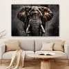 MuchoWow® - Leinwandbilder - Elefant - Aquarell - Wildtiere Produktbild-Vorschau 6