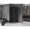 Mexen Velar Duschkabine 110x110cm, Graphit, Gebürstetes Gun Produktbild-Vorschau 2