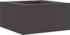 vidaXL Feuerstelle Schwarz 80 x 80 x 40 cm Stahl Produktbild-Vorschau 1