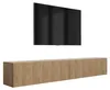 Mobile TV (2 x 100 cm), frontali scanalati, rovere Craft, Anteprima dell’immagine prodotto 1