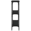 vidaXL Konsolentisch Schwarz 75x22,5x75 cm Holzwerkstoff Produktbild-Vorschau 5
