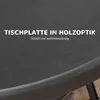 Outsunny Gartentisch, Runder Klapptisch, Ø80 cm Produktbild-Vorschau 5