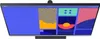 A computer monitor displaying a colorful, abstract graphic design. Produktbild-Vorschau