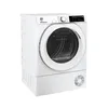 A white Hoover heat pump dryer is shown from a front-diagonal angle against a white background. Produktbild-Vorschau