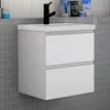 Badezimmermöbel 60cm CINIC-Serie Mineralguss Waschtisch mit Produktbild-Vorschau 1
