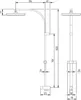 Schulte DuschMaster Rain II Chrom mit Umsteller, Kopfbrause Produktbild-Vorschau 4