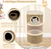 COSTWAY Kratztonne, Ø 36 cm, 70 cm, 4-stöckiger Kratzbaum Produktbild-Vorschau 5