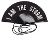 Fififan, Fächer, 23cm, Motiv: I am the Storm, schw Produktbild-Vorschau 1