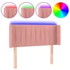 Design Möbel LED Kopfteil Rosa 93x16x78/88 cm Samt - 2024 Produktbild-Vorschau 2