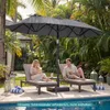COSTWAY, parasol dwustronny, 300x150 cm, parasol składany, Podgląd zdjęcia produktu 2