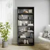 KOMTO Bücherregal 80 cm breit, Anthrazit, Bücherregal mit 6 Produktbild-Vorschau 2