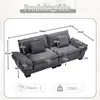 LVHOM Doppelsofa mit Kissen, 2-Sitzer Sofa mit tiefer Produktbild-Vorschau 7