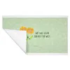 Mr. & Mrs. Panda Flauschtuch Blume Sonnenblume - Blattgrün Produktbild-Vorschau 4