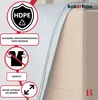 A close-up of a protective cover with informational graphics and text. Produktbild-Vorschau