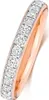 18 Karat (750) Rotgold Halb Eternity Damen - Diamant Produktbild-Vorschau 1