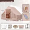 Tenda gonfiabile COSTWAY per 4 persone, tenda da campeggio Anteprima dell’immagine prodotto 3