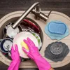 INF Siliconen zeephouder met afvoergat, blauw Productafbeelding-voorbeeld 2