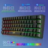 HXSJ V200 Wired K68 RGB Streamer Mini-Gaming-Tastatur, Produktbild-Vorschau 8