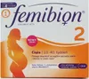 The image shows the front packaging of a dietary supplement for pregnant women. Produktbild-Vorschau